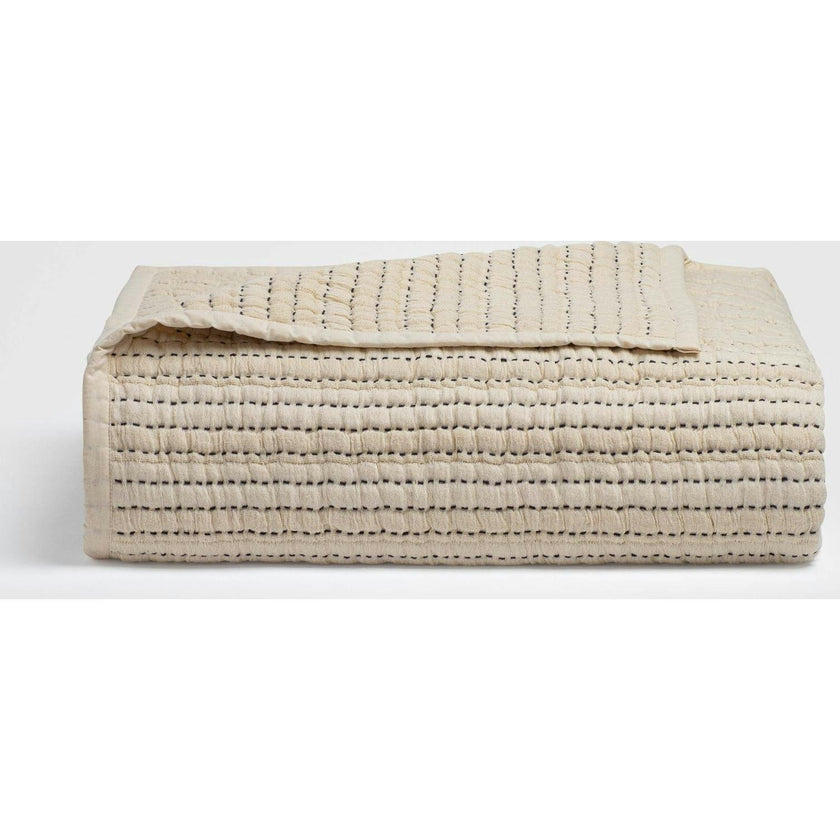 Coastal Stitch Quilted Bedspread