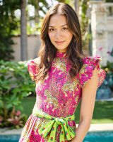 Bagheera - Ready to Ruffle Dress - Hot Pink