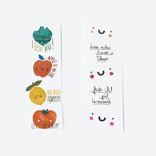 Little Chef Temprorary Tattoos - 10 Pack