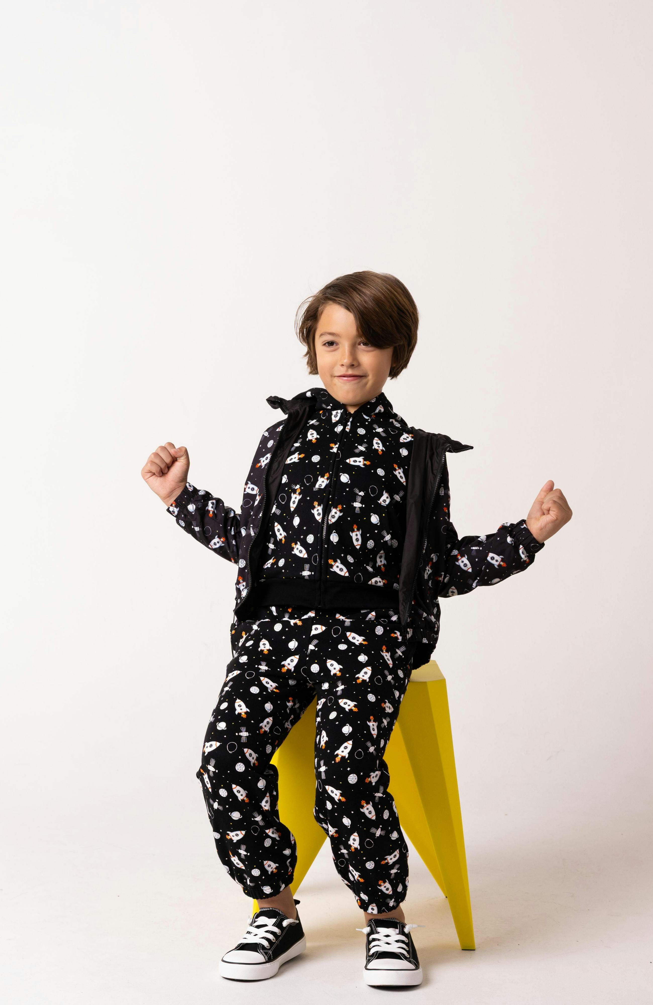 Max Reversible Rain Jacket Windbreaker, Spaceships