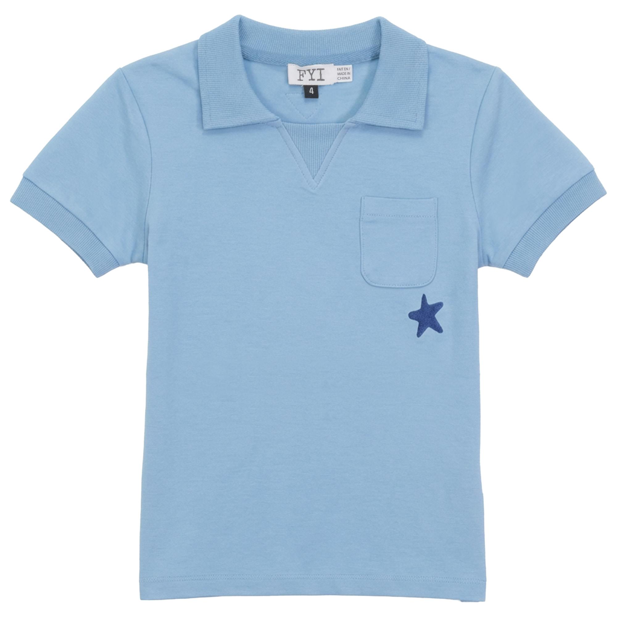 Star Embroidered Trim Tshirt