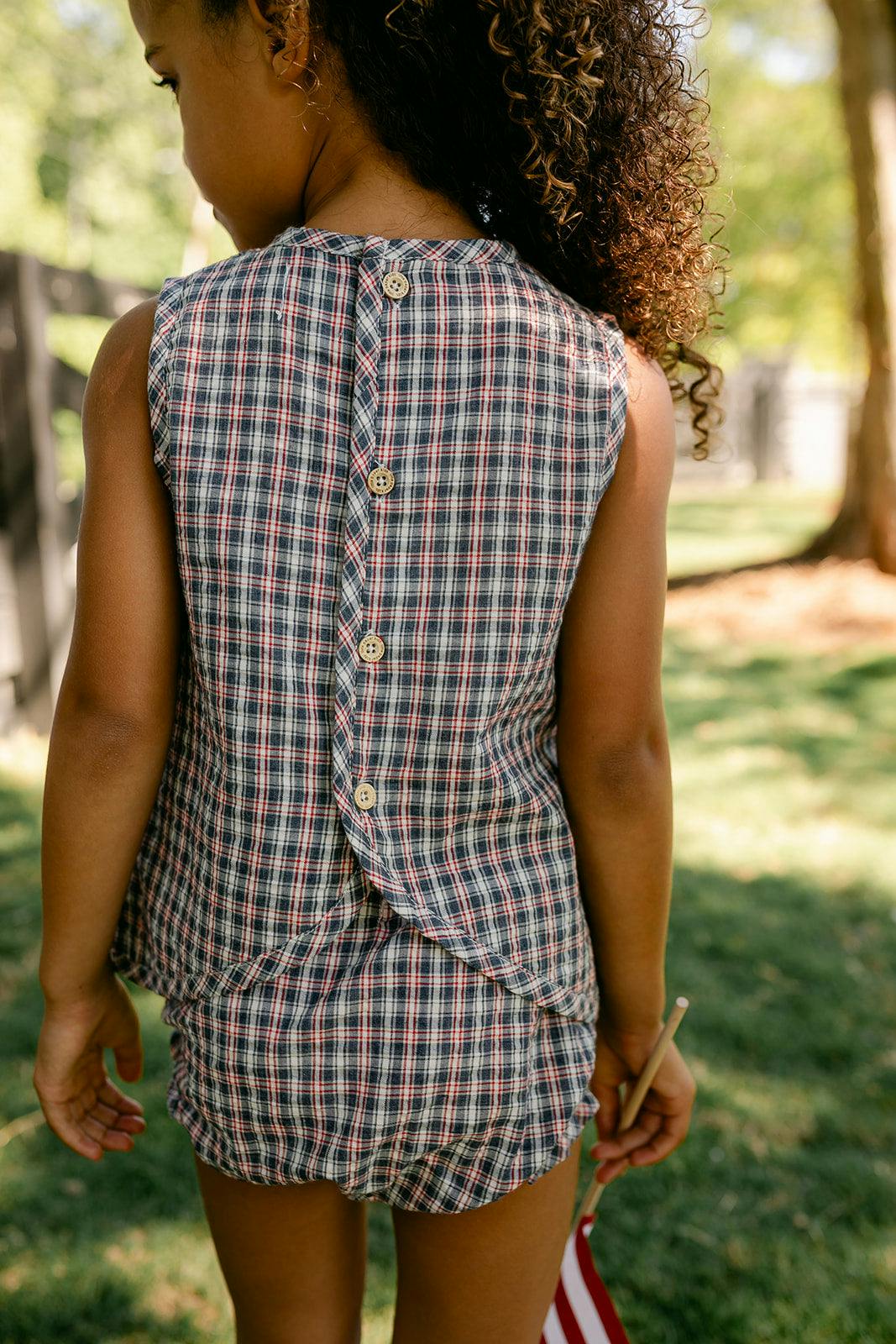 Ellie Set - Americana Plaid