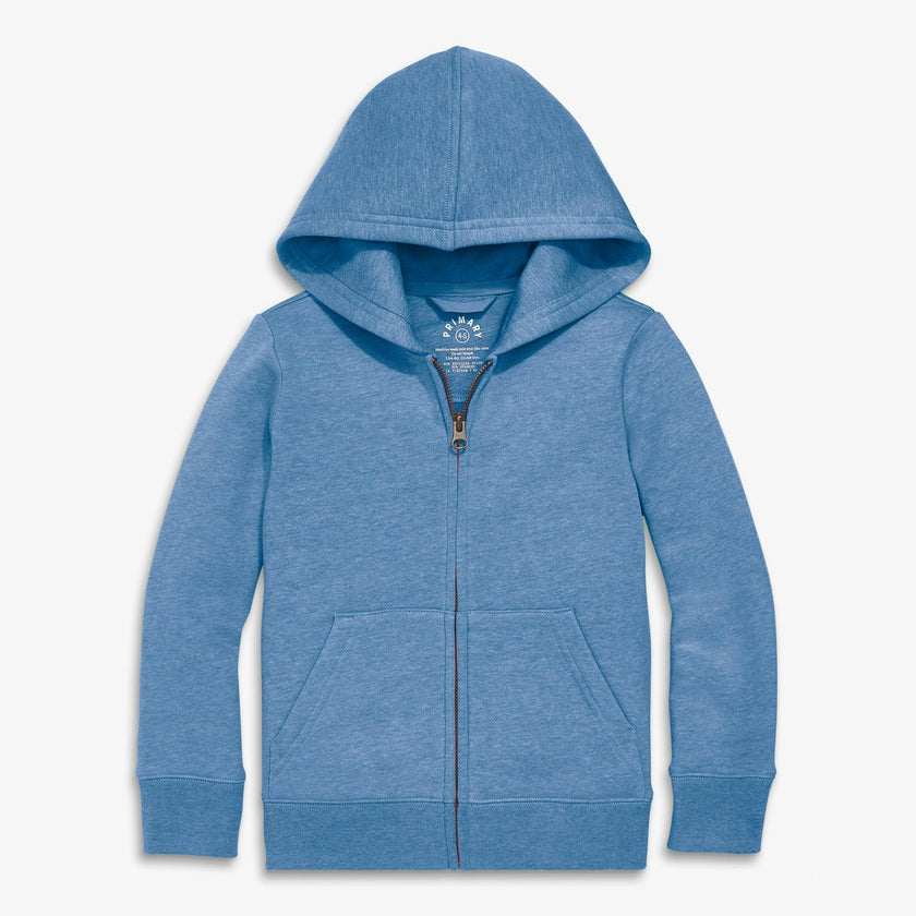 Kids cozy fleece zip hoodie