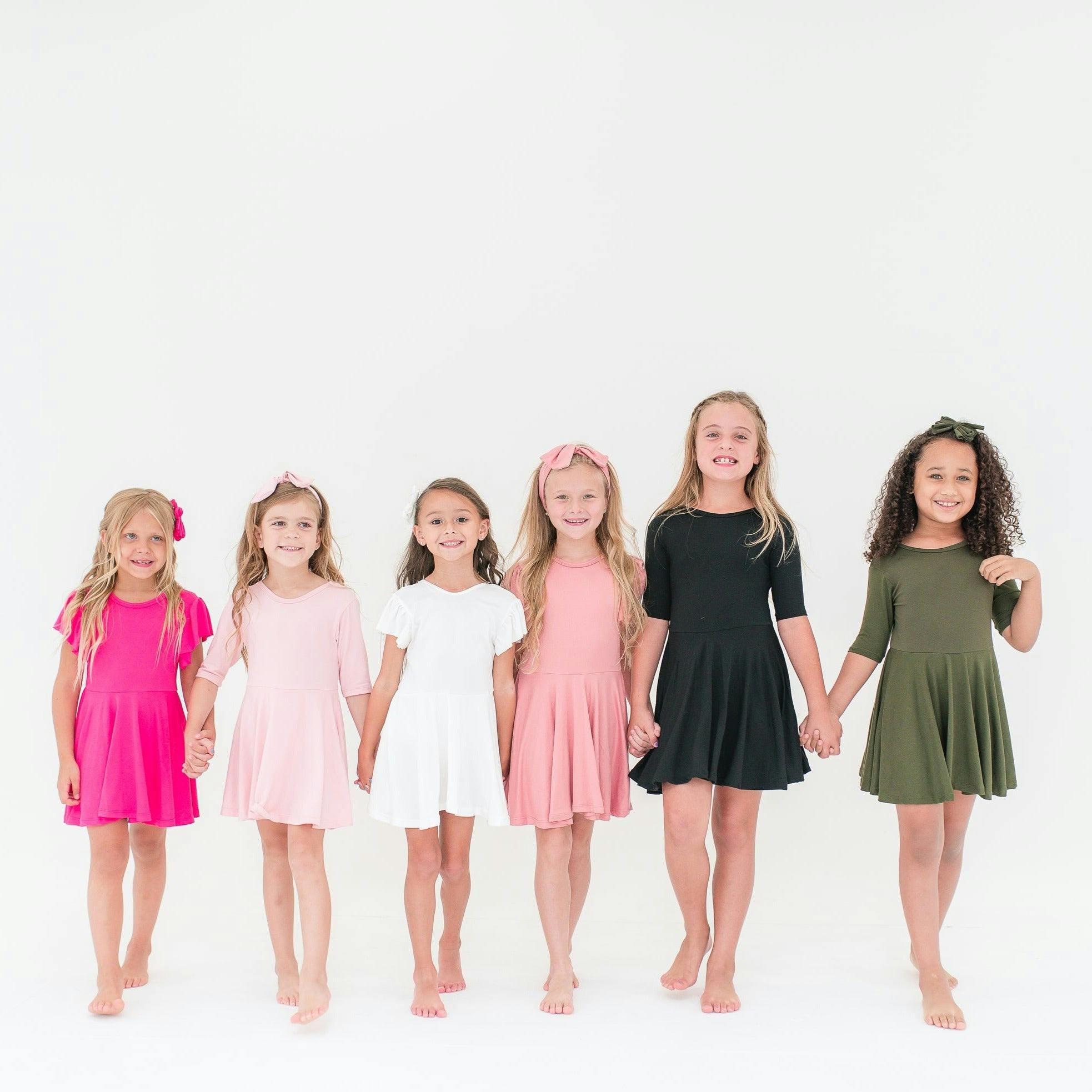 Quarter Sleeve Twirl Dress