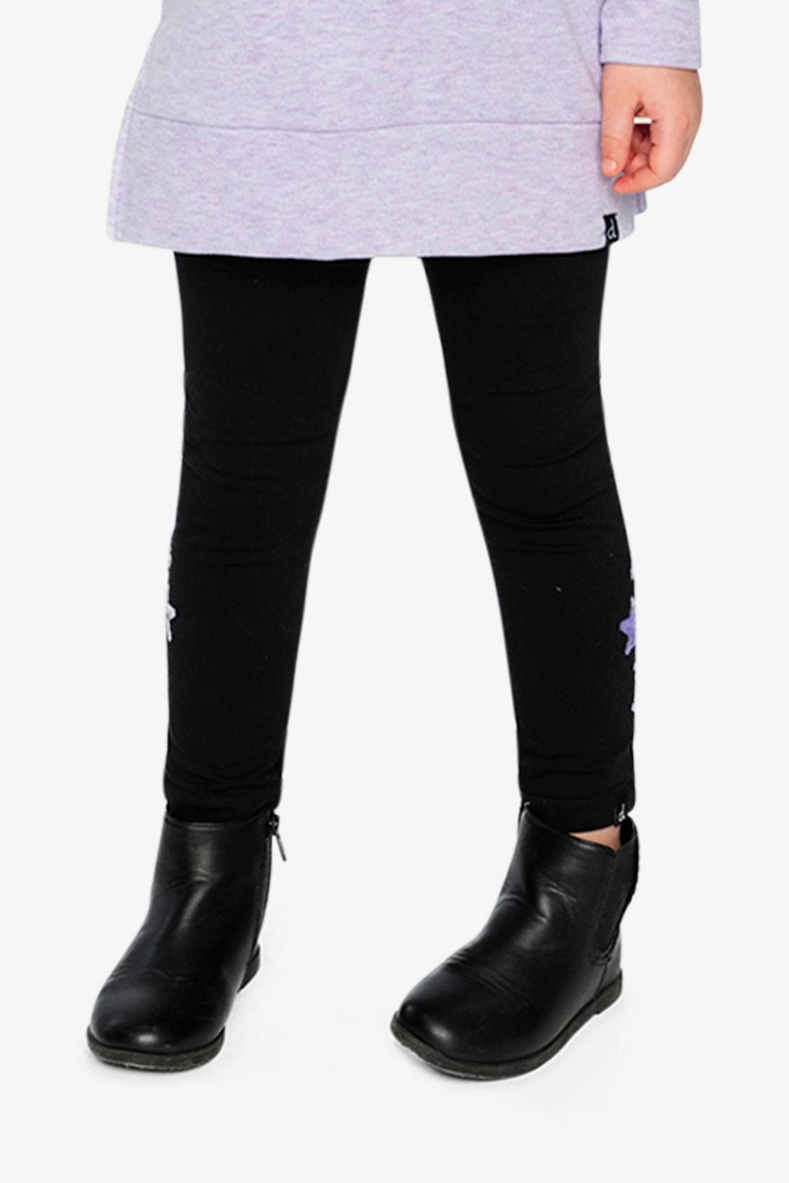 Organic Cotton Jersey Leggings Black