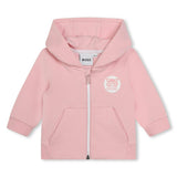 BOSS KIDSWEAR Pink Tracksuit And T-shirt Baby Set