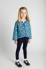 Floral Print Quilted Jacket