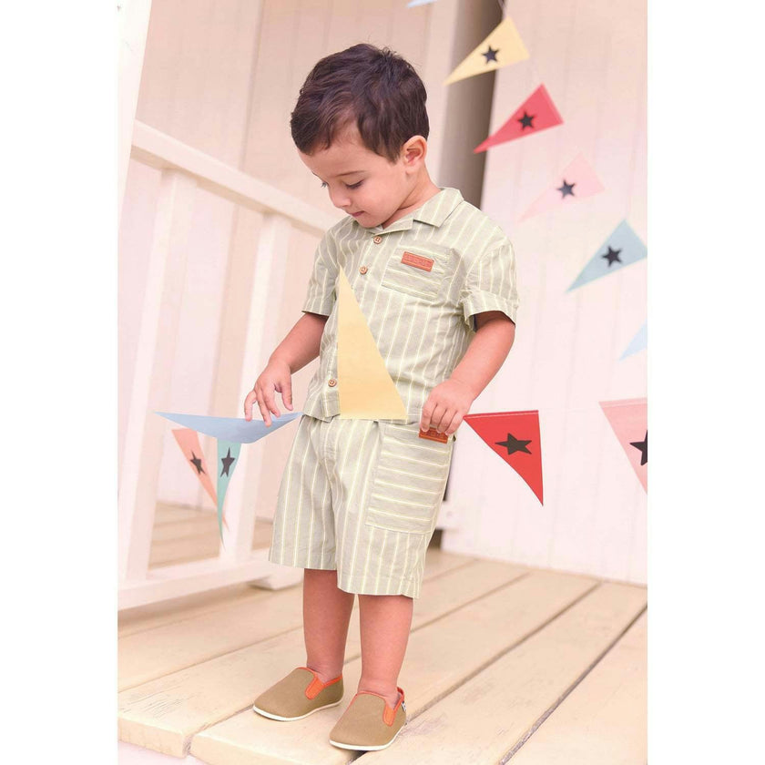 BONTON Dolce Striped Baby Shirt