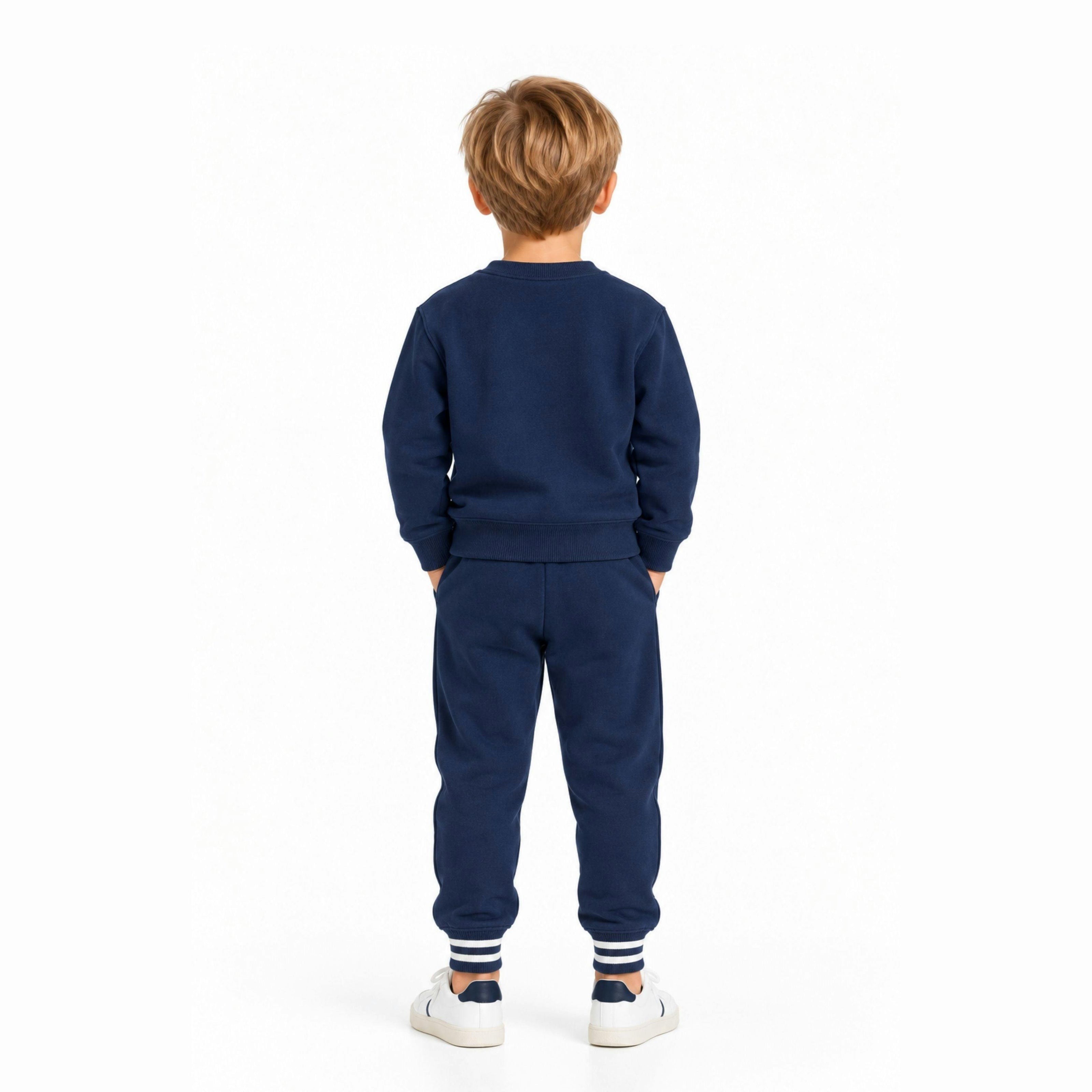 Navy Lake Signature Crew Sweatshirt