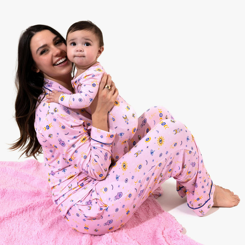 The Eye Pink Bamboo Women's Pajama Set