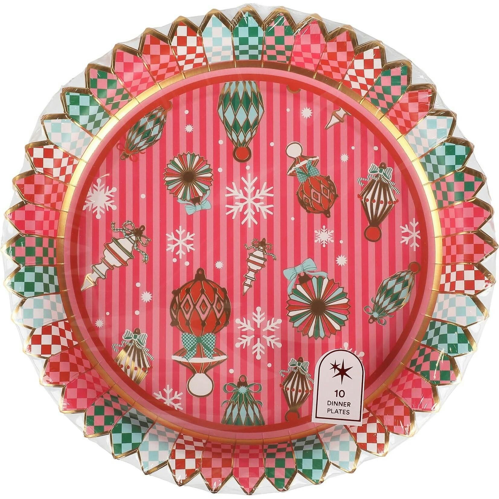 Deck the Halls Dinner Plates (10 count)