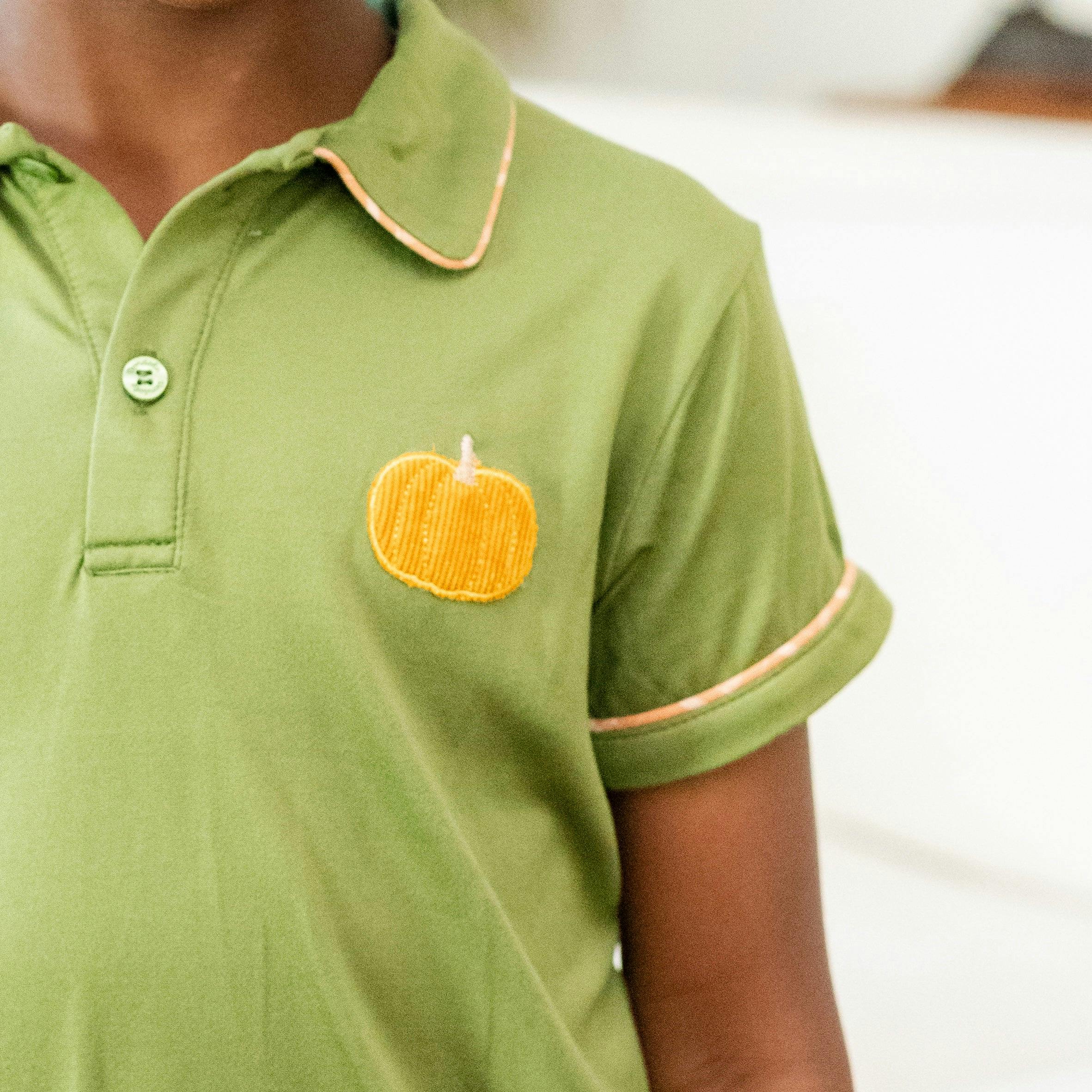 William Boy Polo Set - Orange Check