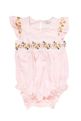 Baby Hattie Romper in Embroidered Spring Floral