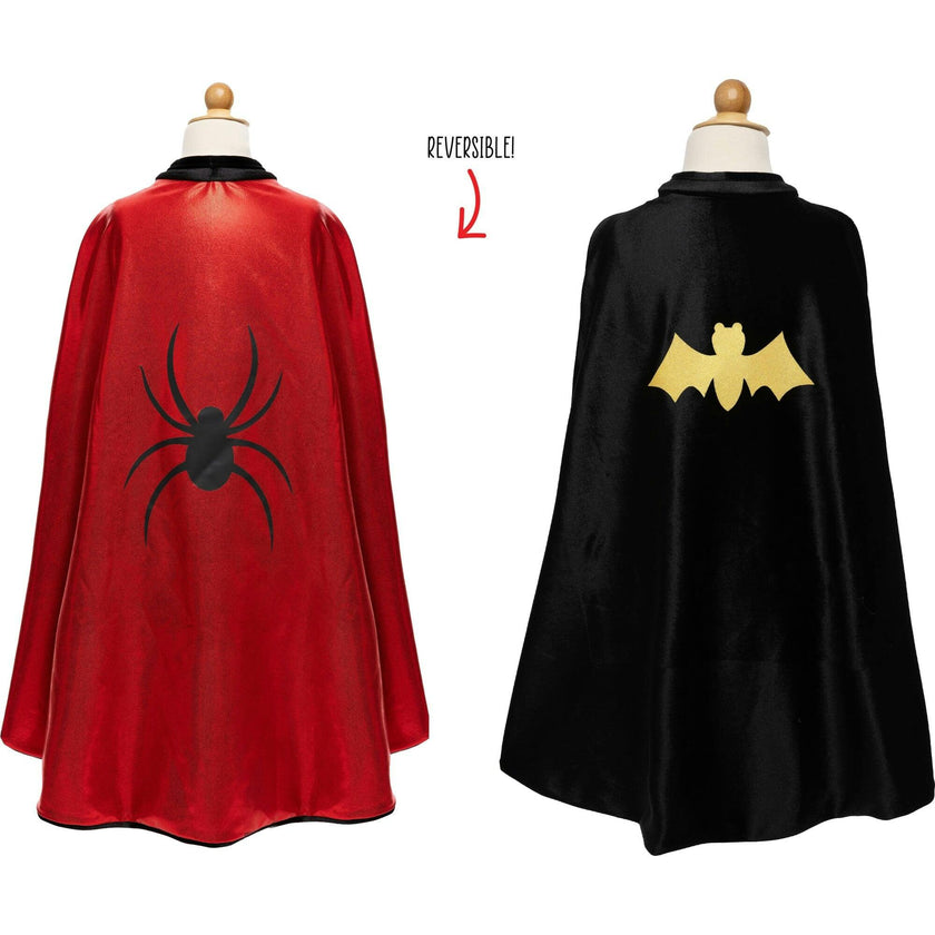 Reversible Spider/Bat Flowing Cape