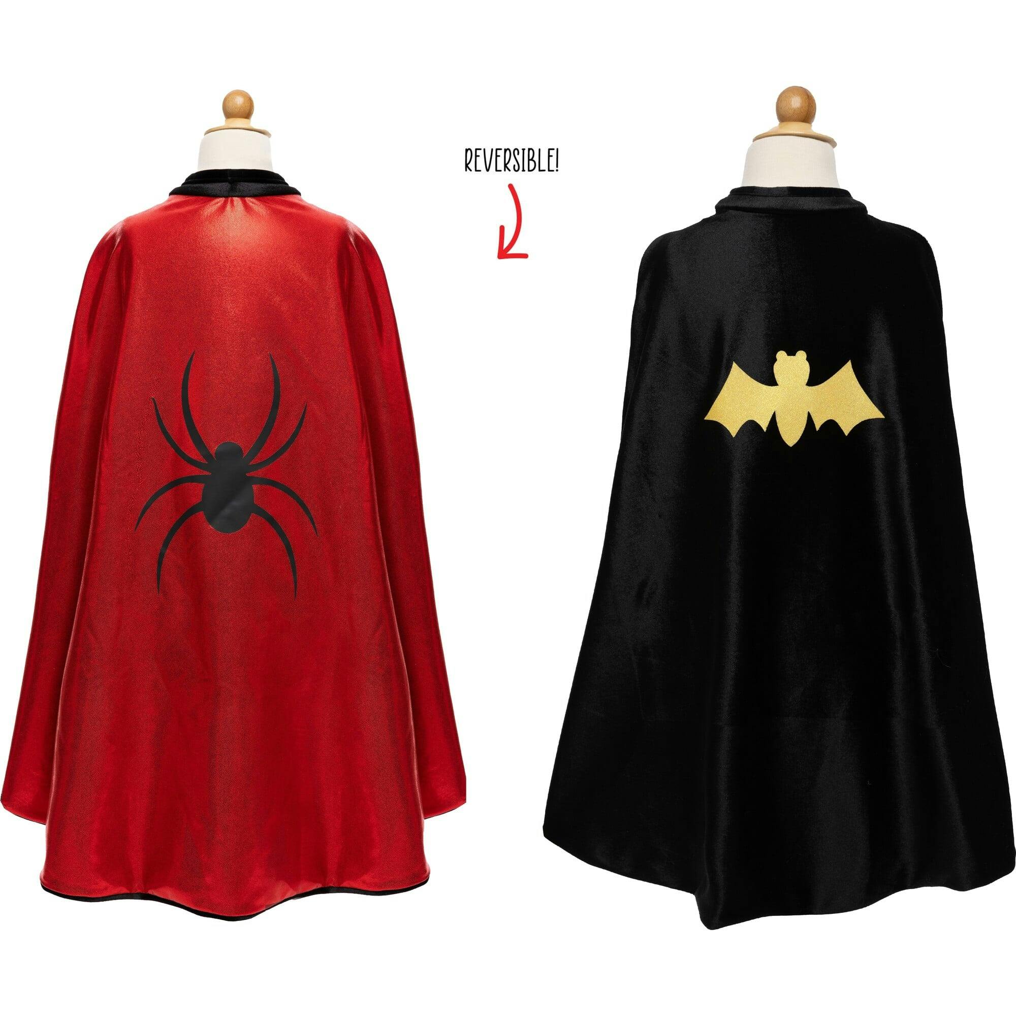Reversible Spider/Bat Flowing Cape