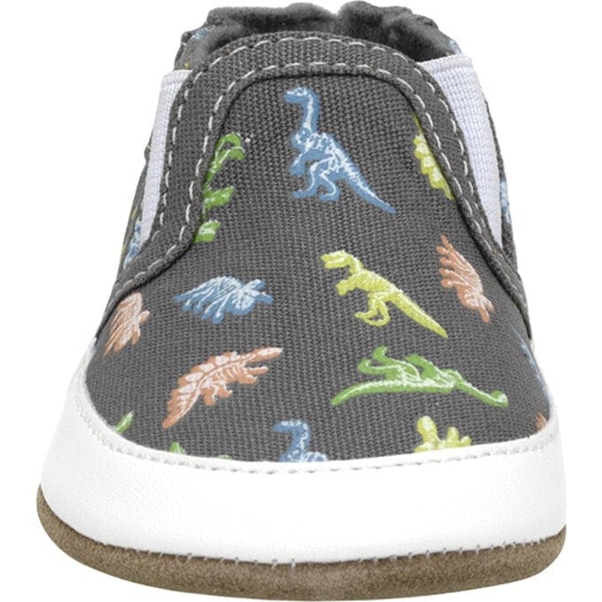 Glowing Dinos Charcoal Soft Sole