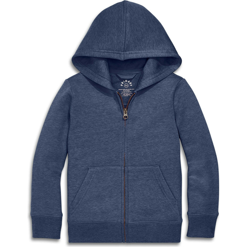 Kids cozy fleece zip hoodie