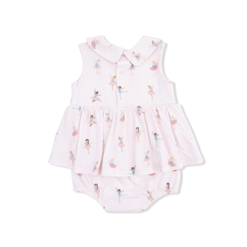 Petite Ballet - Peter Pan Collar Bubble with Skirt