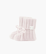 Cable Knit Cashmere Footies
