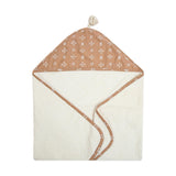 Ezra Copper Dash Hooded Baby Bath Towel