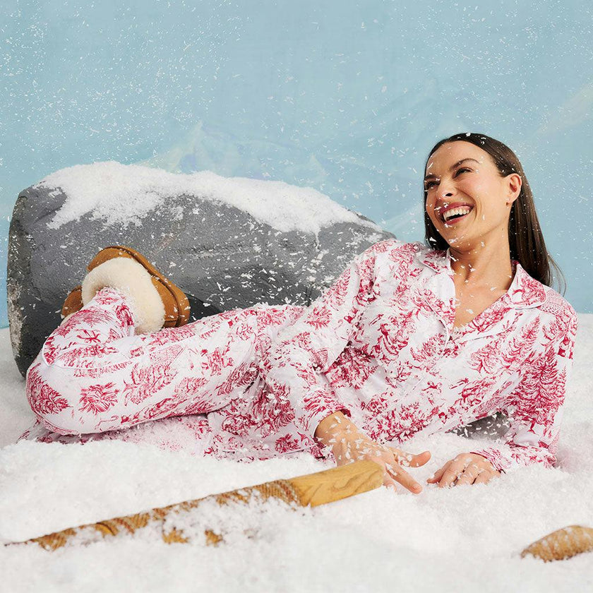 Father Christmas Women's Luxe Pajama Pant Set