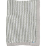 Cotton Muslin Baby Quilt - Grey Stripe