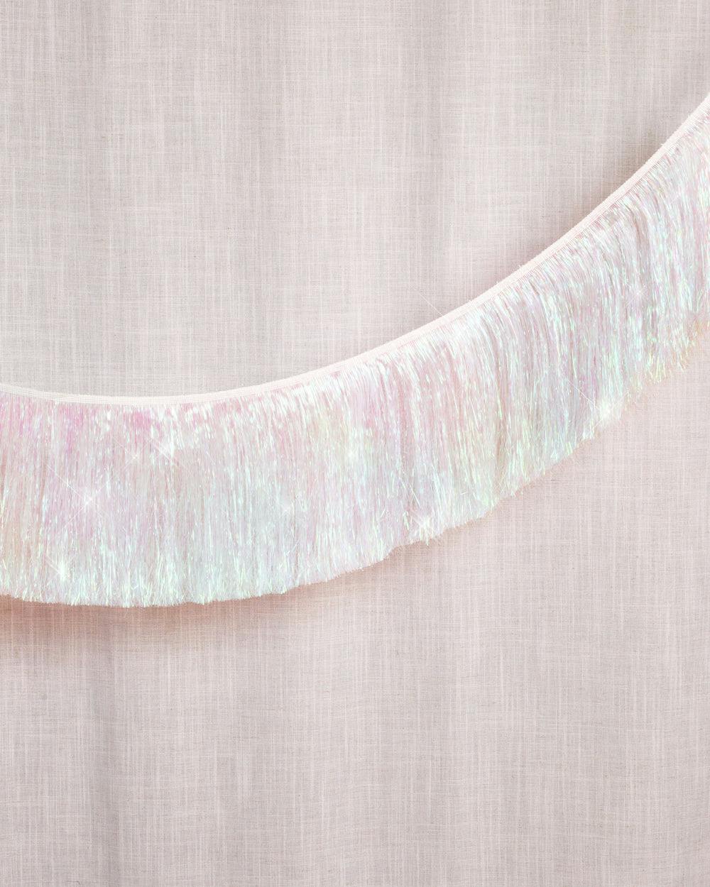 Iridescent Fringe - iridescent foil banner