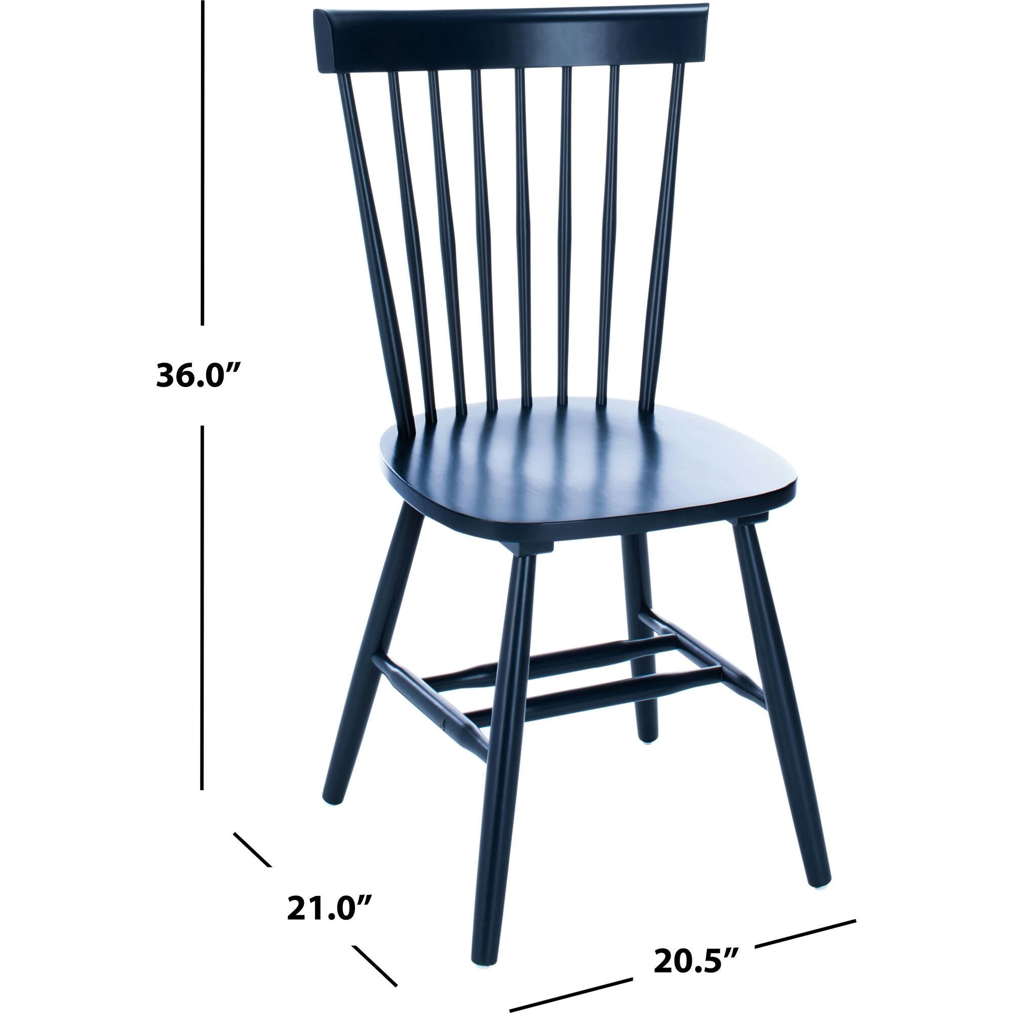 Set of 2 Parker Spindle Accent Chairs