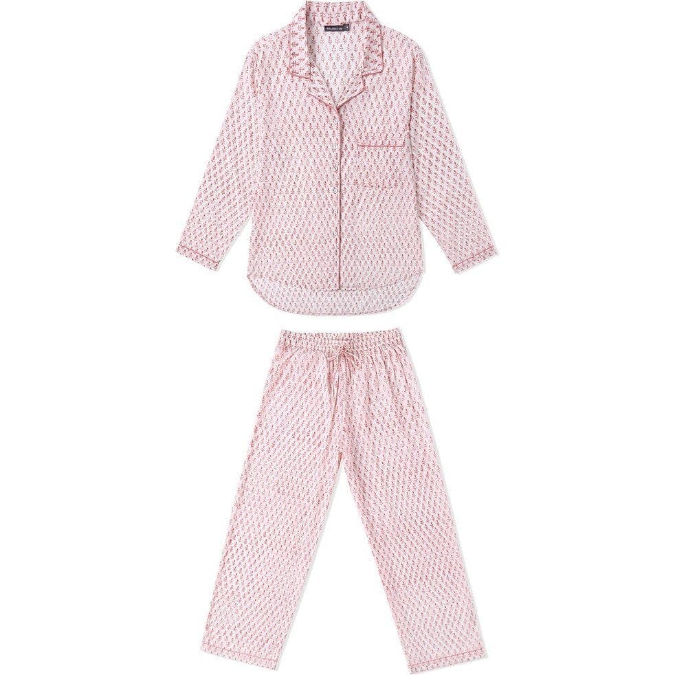Block-Printed Women's Loungewear Gift Set