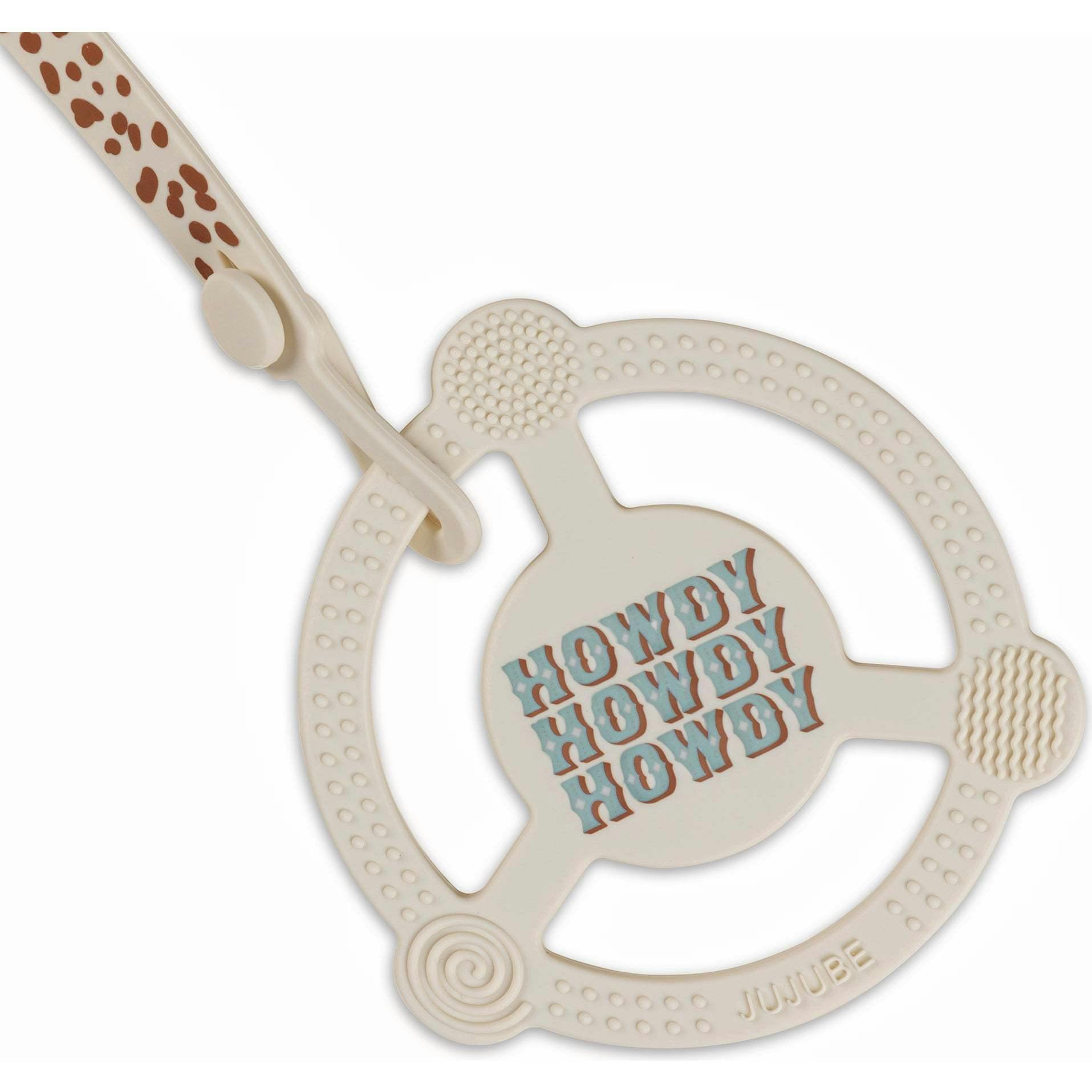JuJuBe × Studio Oh! Silicone Teether Ring With Detachable Clip