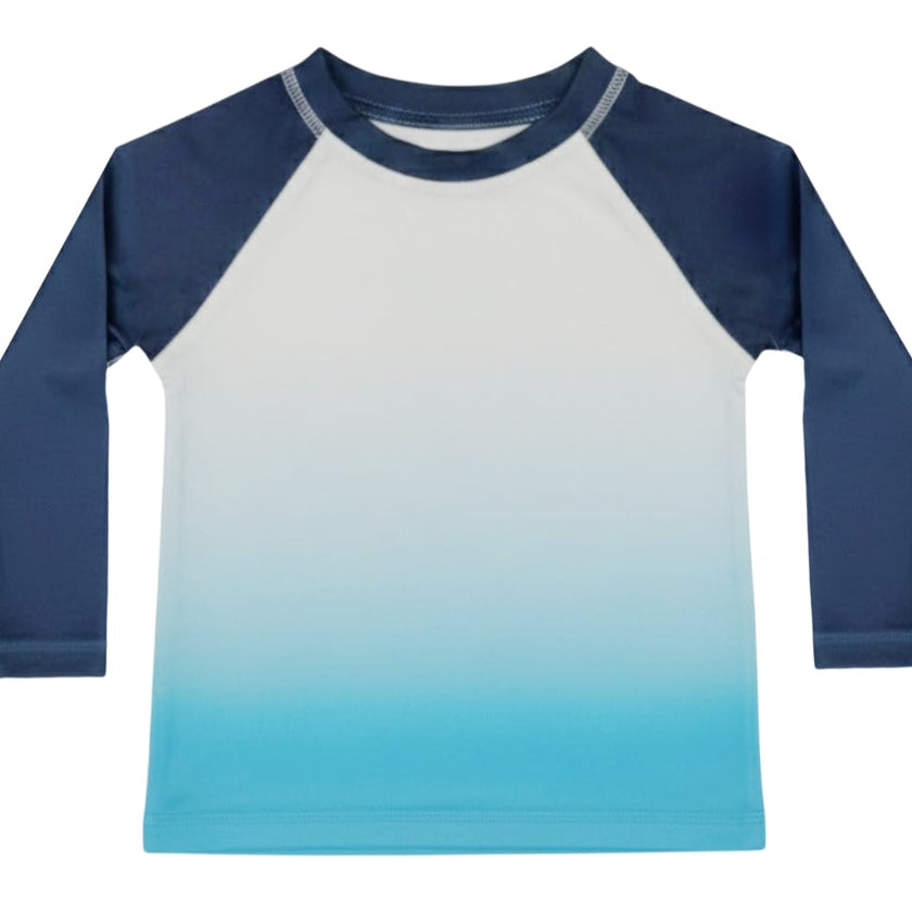 Baby Swim Rash Guard - Turq Ombre