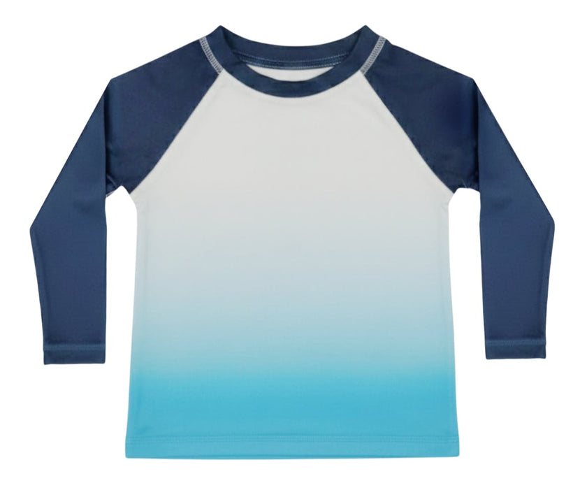 Baby Swim Rash Guard - Turq Ombre