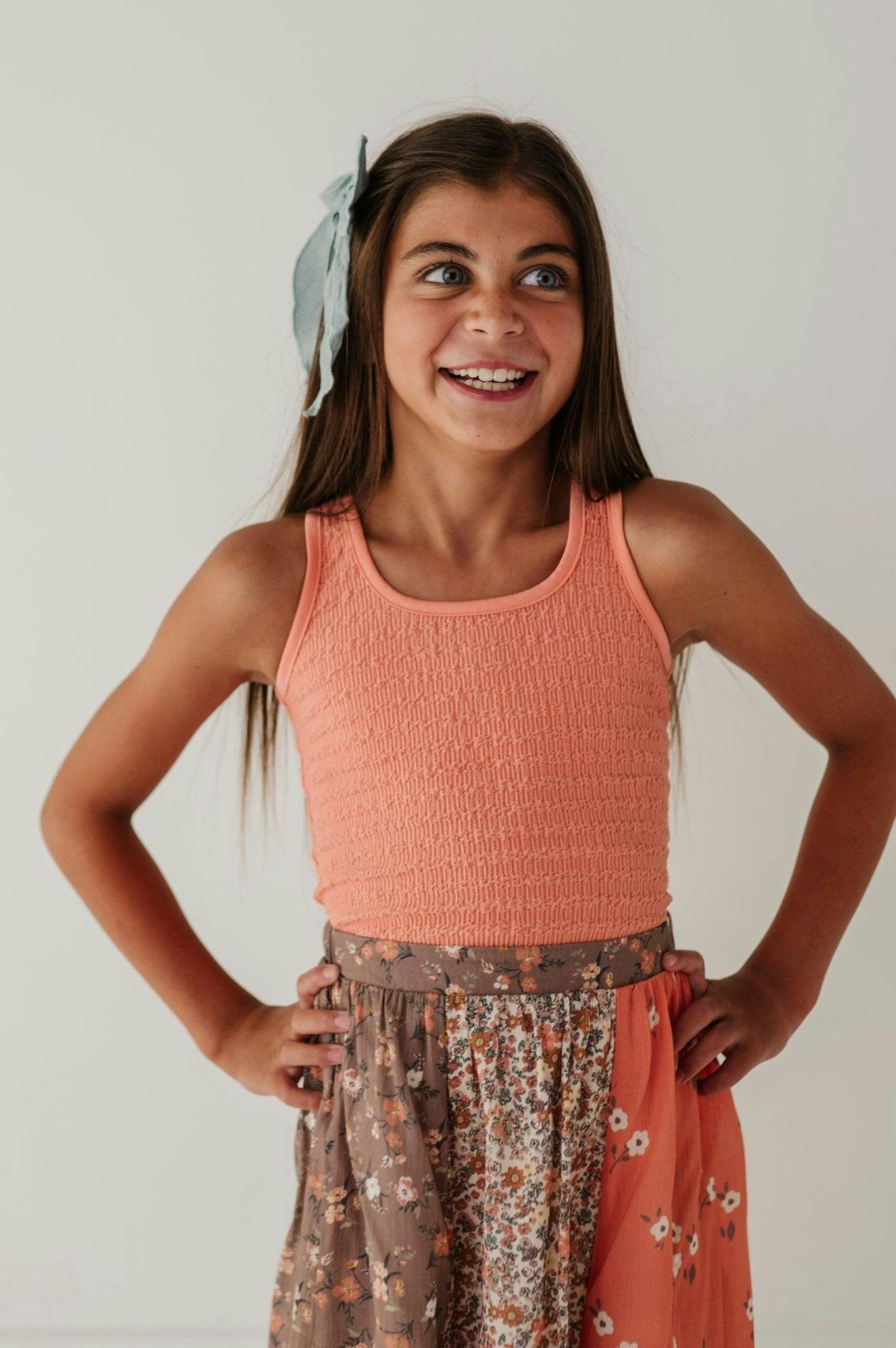 Textured Square Neck Tank