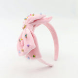 Velvet Crown Bow Headband