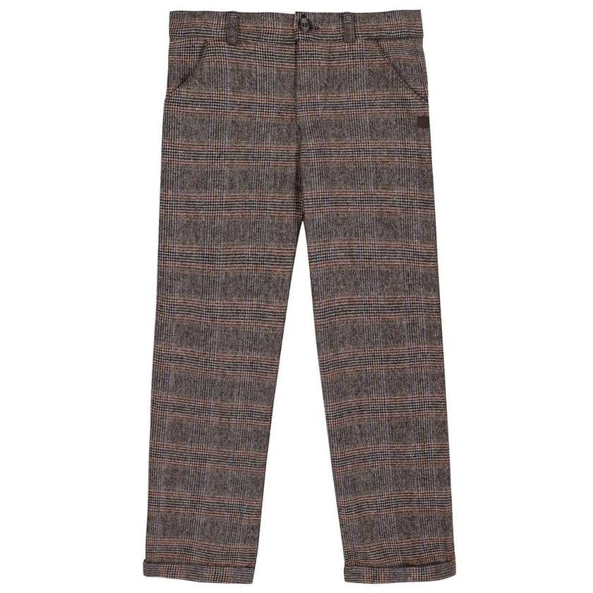 TARTINE ET CHOCOLAT Flannel Check Pants