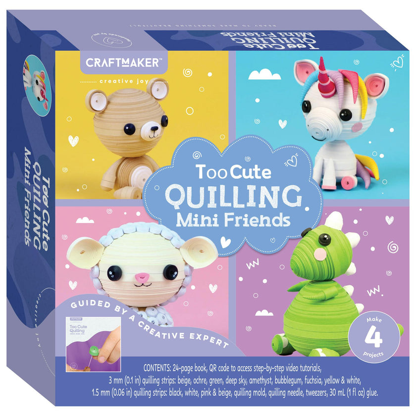 Craft Maker: Too Cute - Quilling Mini Friends