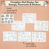 To My Friends Postcard Art Kit
