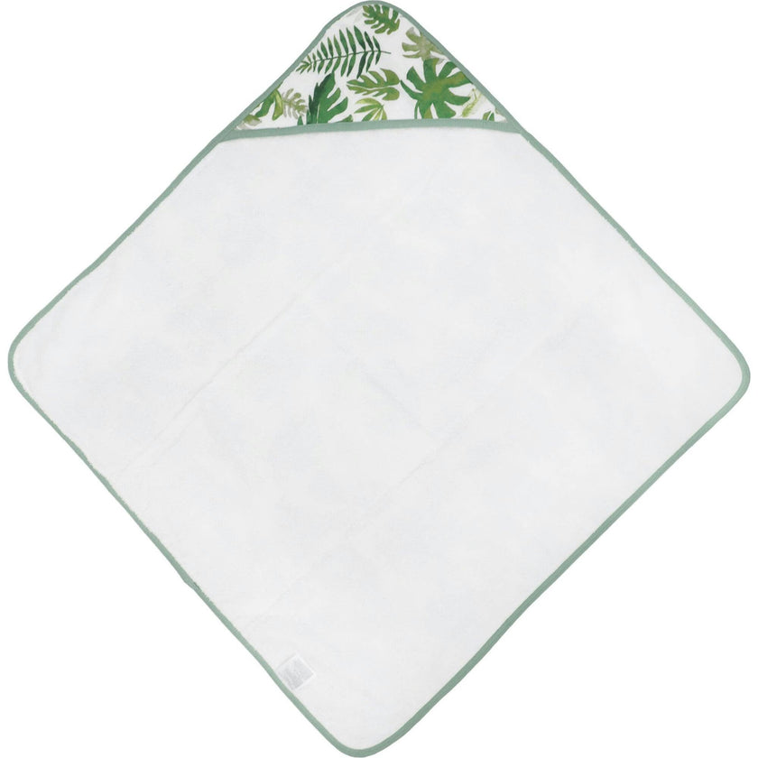 Infant Hooded Towel - Tropical Leaf