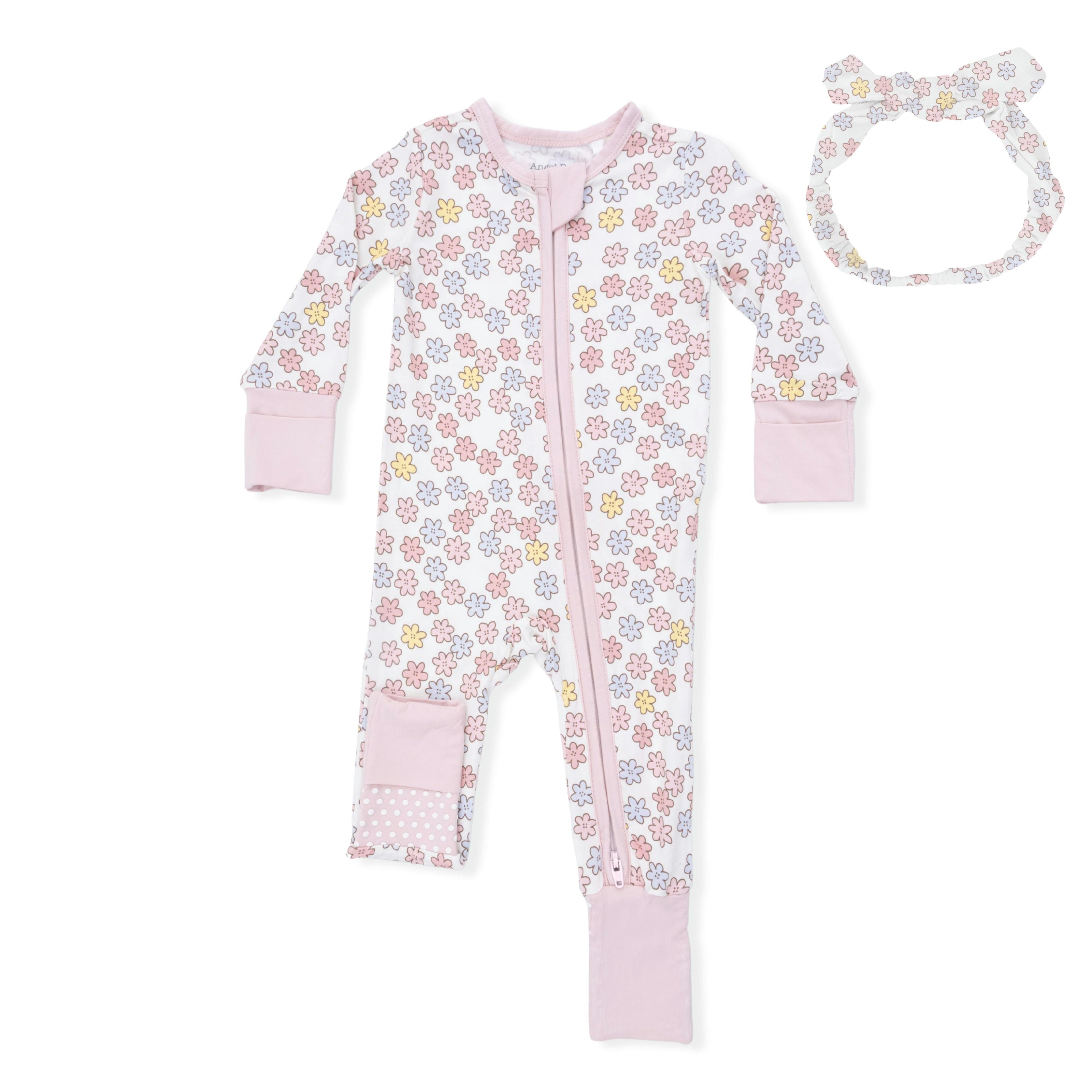 Sarah Floral - Convertible Romper & Headband