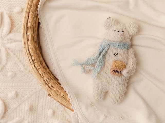 Hand Embroidered Honey