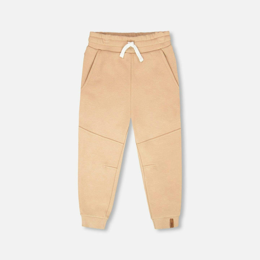 French Terry Sweatpants With Cross Seams