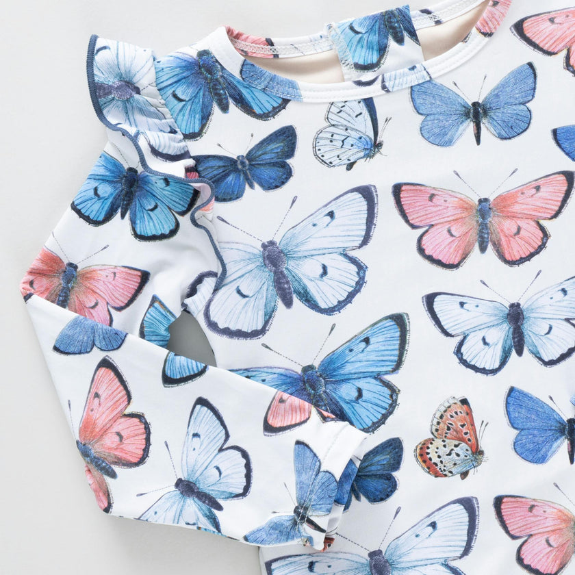 Baby Girls Rachel Suit - Vintage Butterflies
