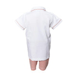 Game Day Striped Boys Short Set