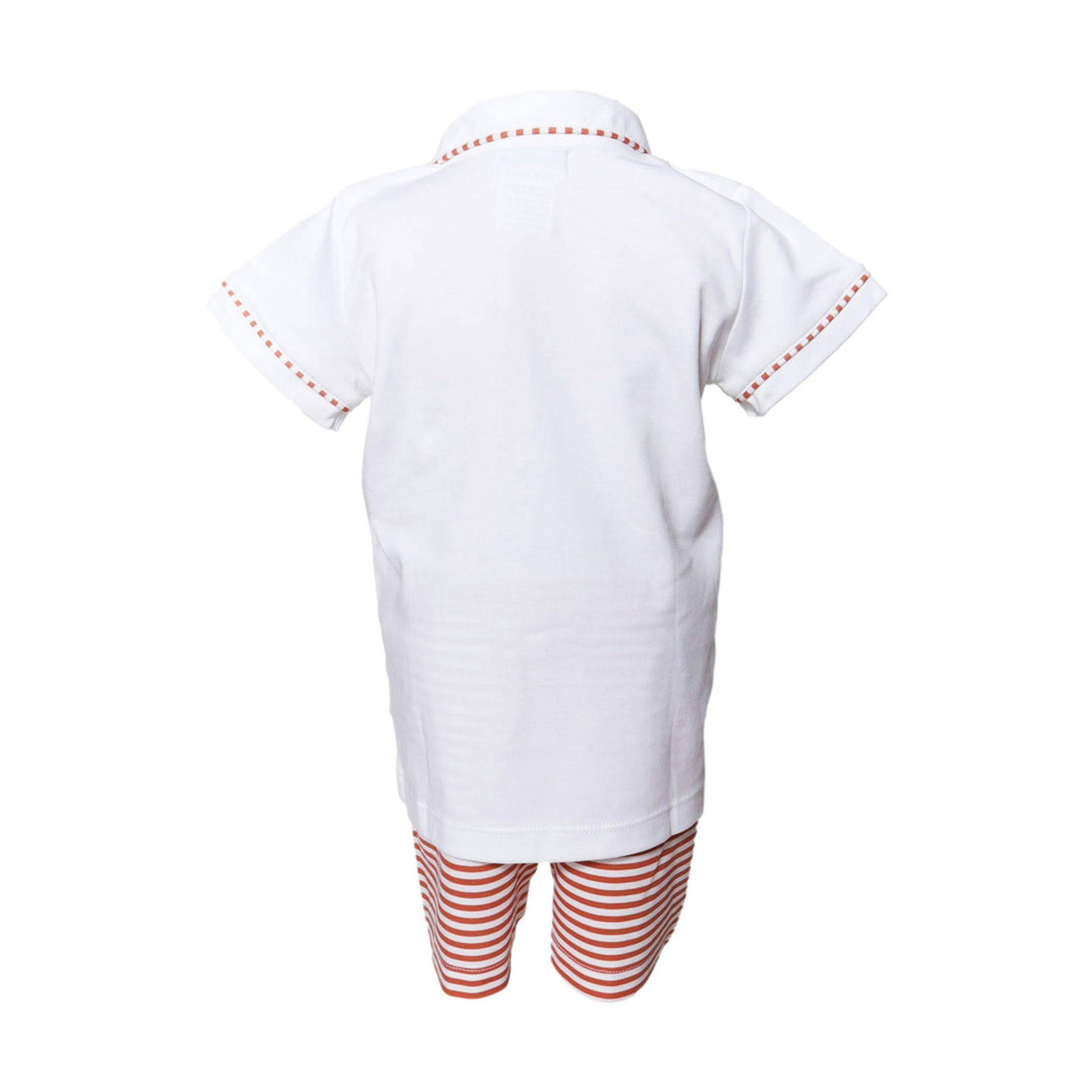 Game Day Striped Boys Short Set