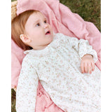 TARTINE ET CHOCOLAT Floral Pointelle Pajamas - Nacre