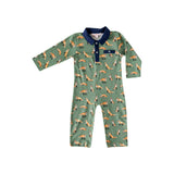 Green Collared Romper
