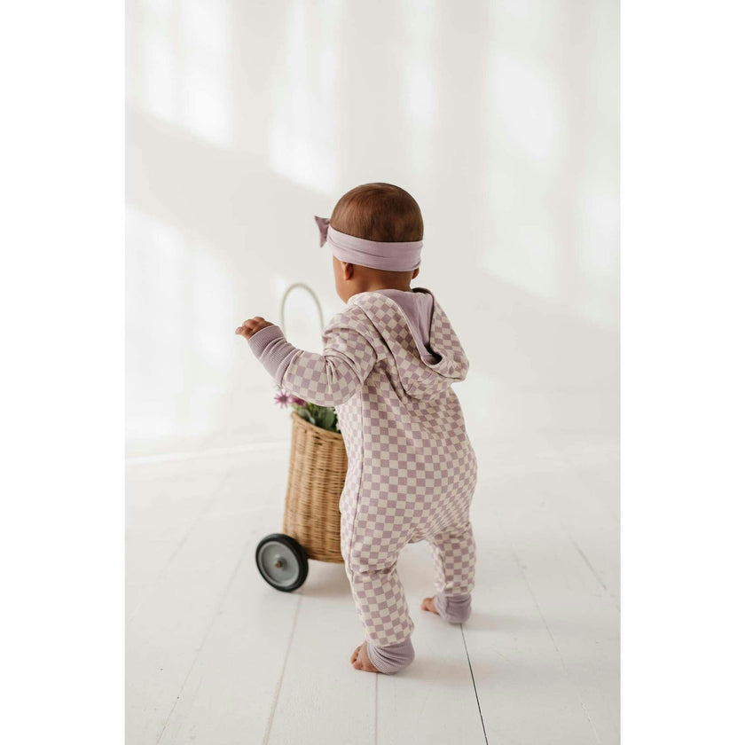 Baby Girl Terry Zip Romper