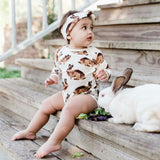 Owl Bamboo Long Sleeve One Piece