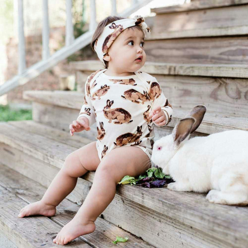 Organic Cotton Long Sleeve One Piece