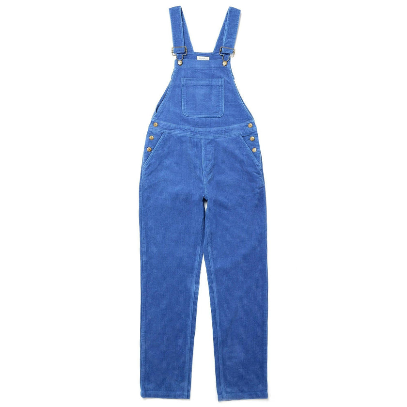 Adult Blue Chunky Cord Overalls
